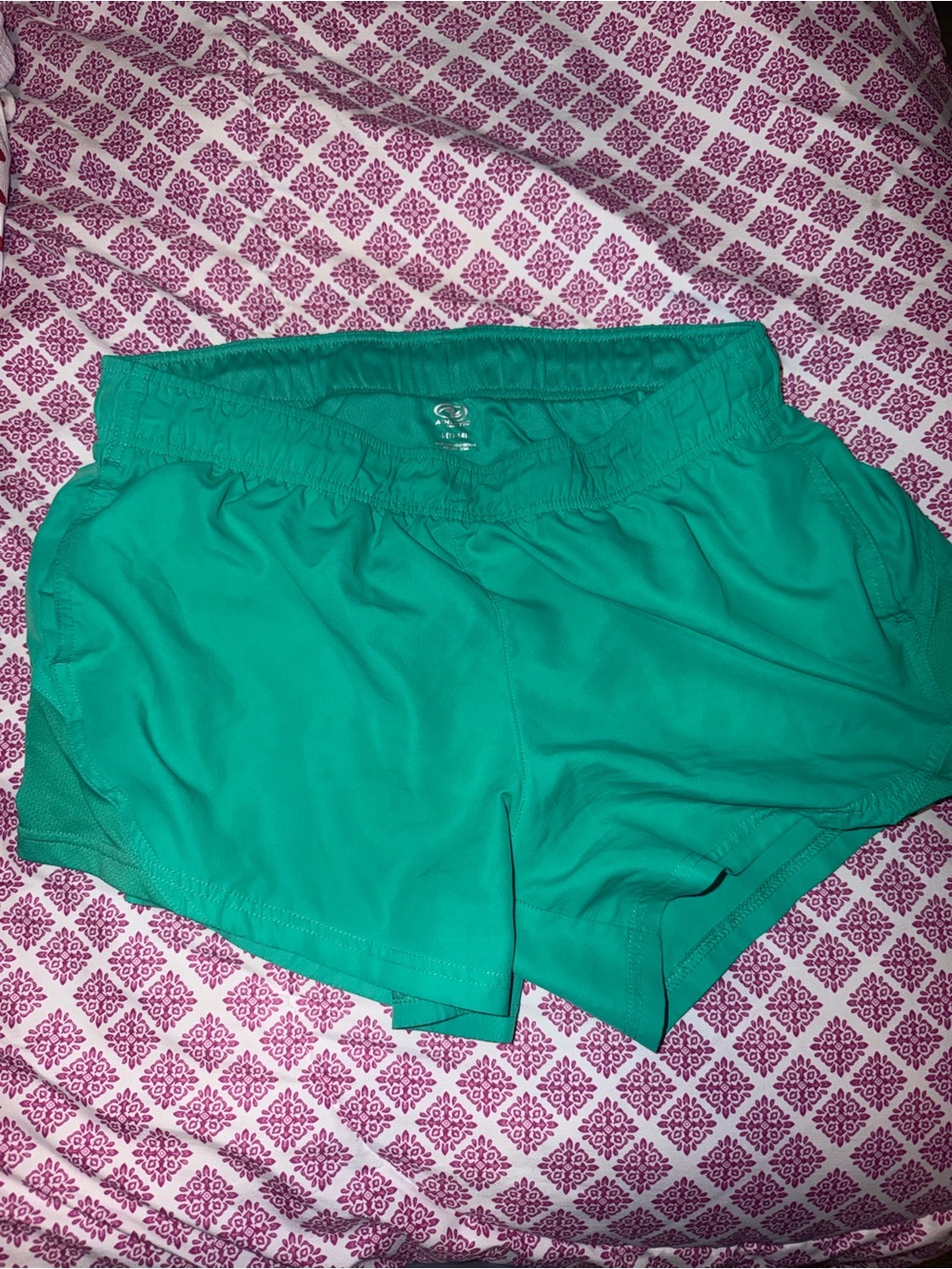 Athletic Works Teal Women’s Running Shorts